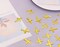 520Pcs Cross Table Confetti Decor Glitter Confetti Table Confetti Cross Decoration for Birthday Wedding Foil Theme Thanks Giving Party Valentine's Day Scatter Bless Confetti(Golden)